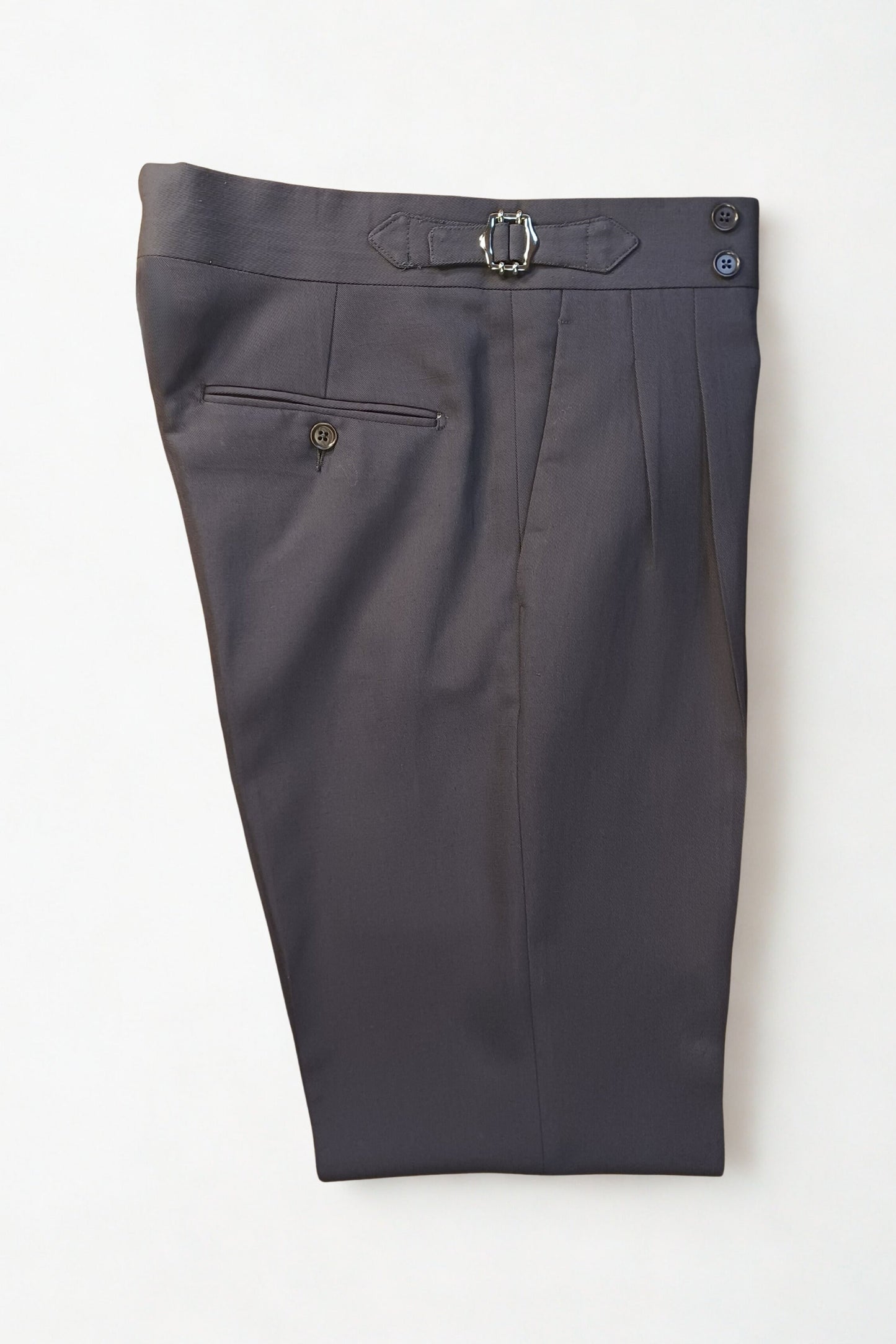 Le New‑York – Pantalon à double pince Bleu Nuit Profond