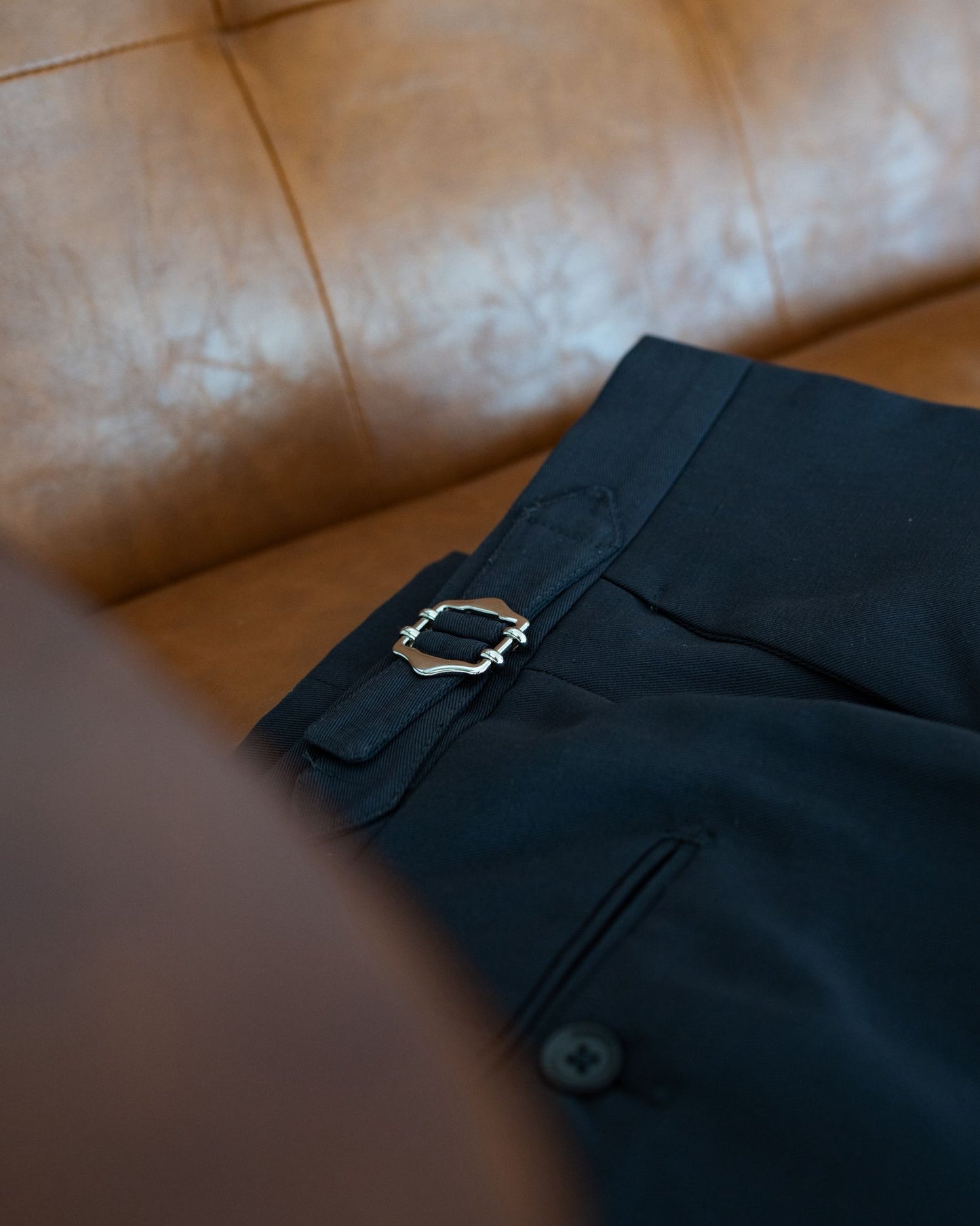 Le Gabardine Nightfall Blue - Pantalon Chino – Fabriqué en Italie
