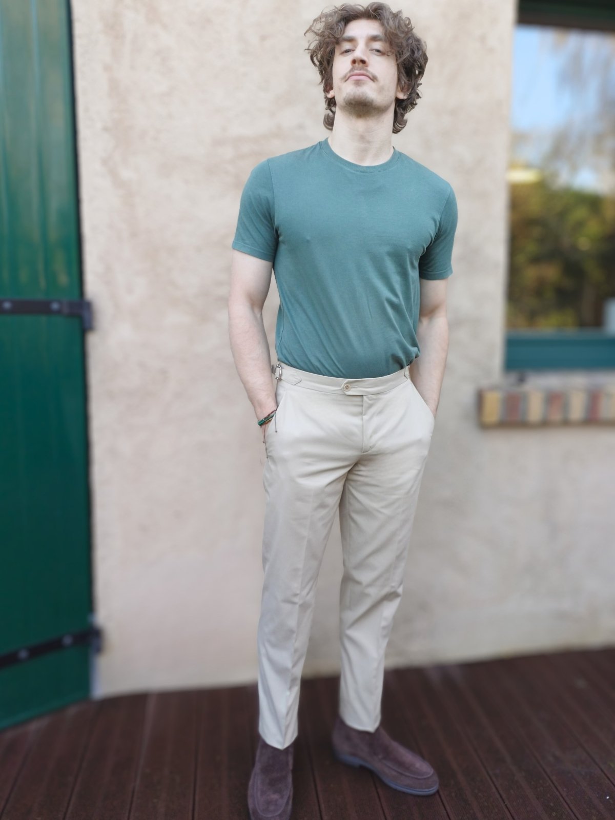 {{product_title}} – {{product_type}} fabriqué en Italie par Gabardines Pantalons