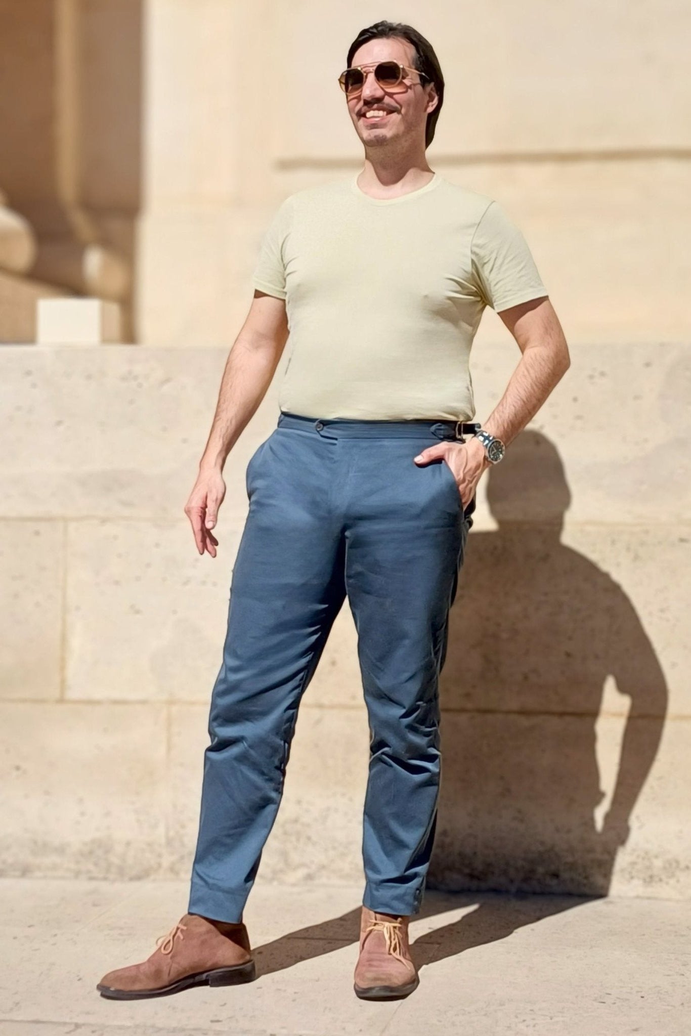 {{product_title}} – {{product_type}} fabriqué en Italie par Gabardines Pantalons