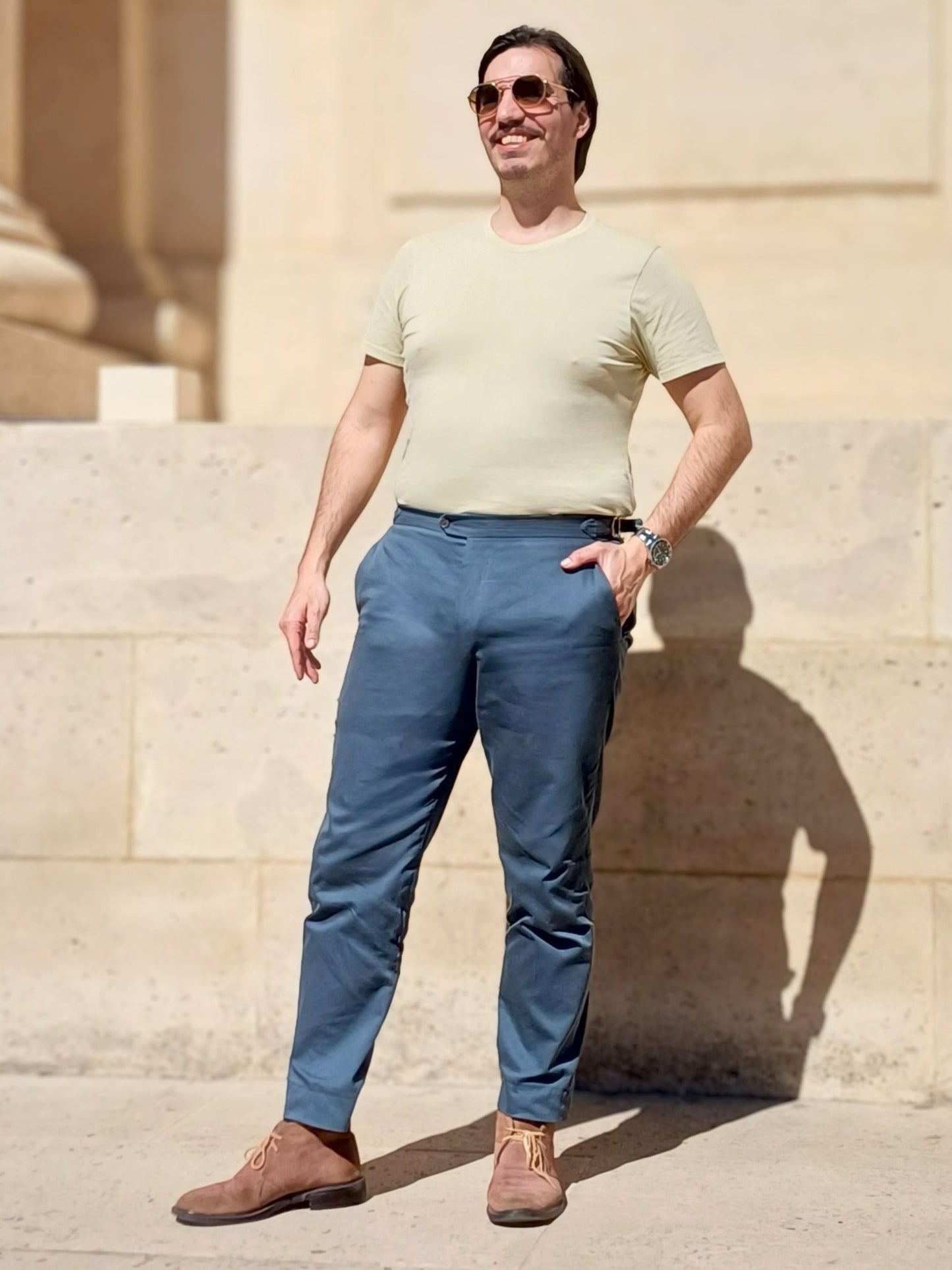 {{product_title}} – {{product_type}} fabriqué en Italie par Gabardines Pantalons