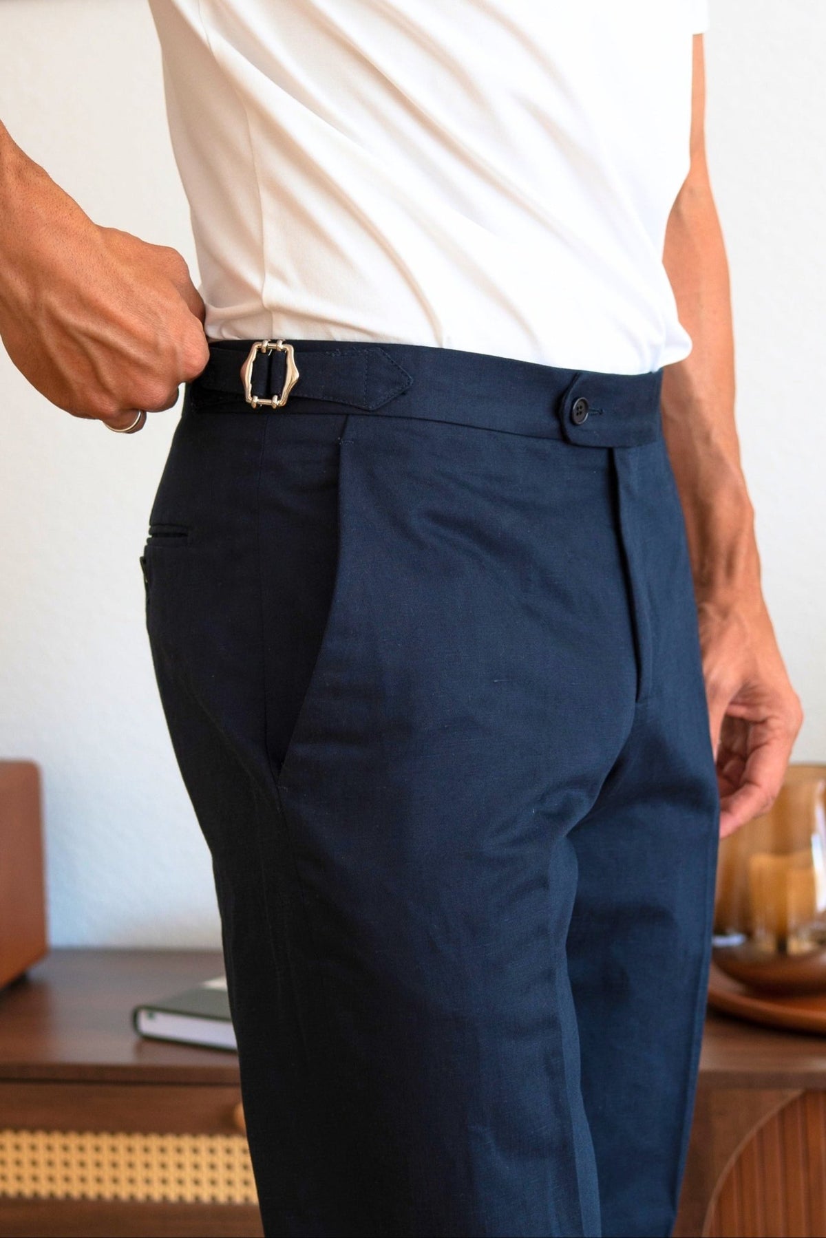 {{product_title}} – {{product_type}} fabriqué en Italie par Gabardines Pantalons