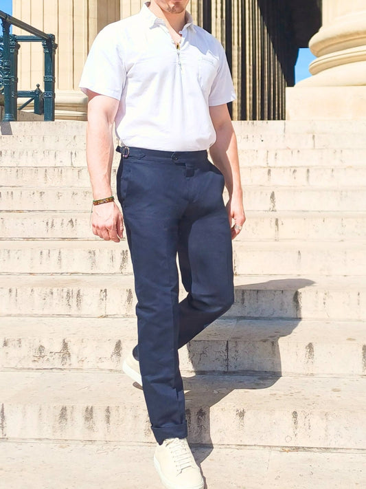 {{product_title}} – {{product_type}} fabriqué en Italie par Gabardines Pantalons